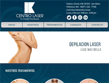 Tablet Screenshot of centrolaserik.com